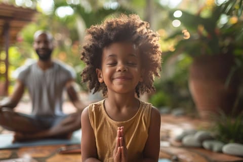 Child in Meditation